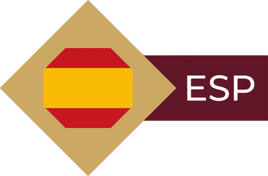 Spain road sign symbol.