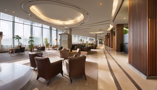hotel lobby and conference center