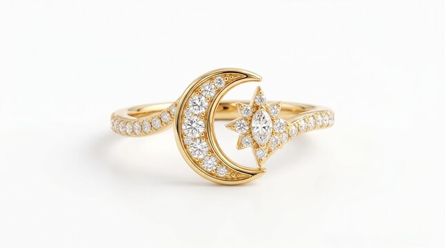 A luxurious rose gold jewelry set consisting of a necklace, bracelet, ring, and earrings with delicate feminine details.