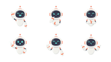 Collection of diverse cartoon astronauts waving and celebrating in space Vector © adobe stock 
