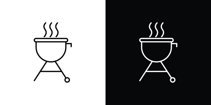 Grill icon design concept vector. EPS10