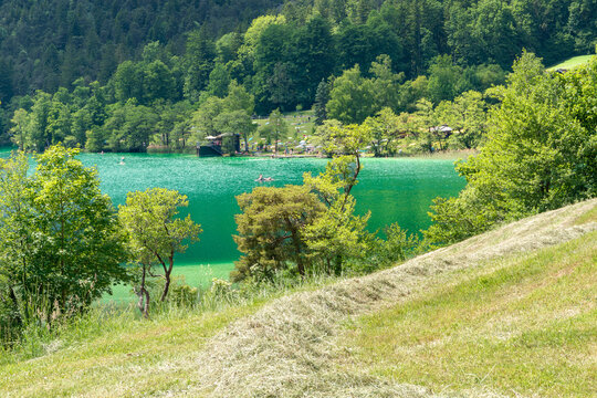 Idyllischer Thumsee bei Bad Reichenhall