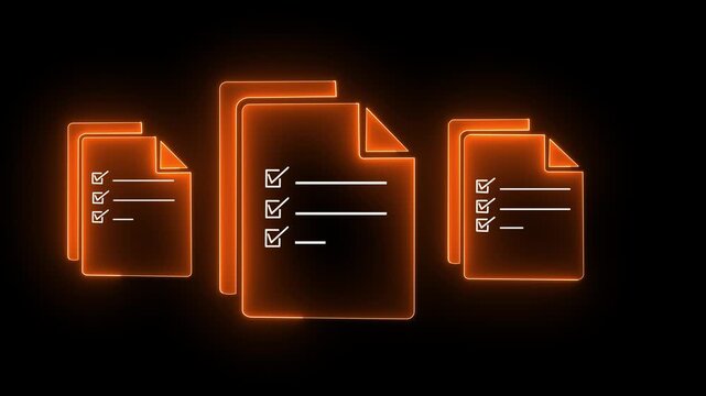 Online document validation concepts on the transparent background. Company articles of association Terms and Conditions, regulations and legal advice. HD video animation.