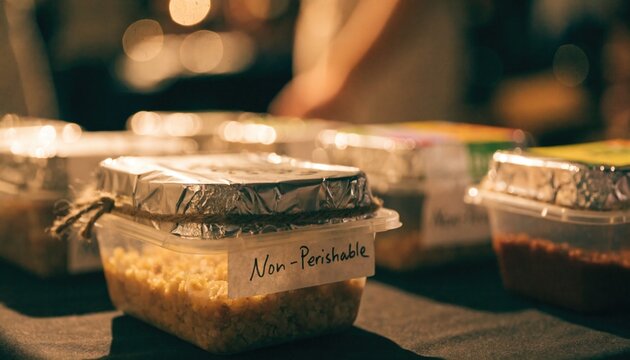Neatly Packed Reusable Food Containers for Prepared Meals or Snacks