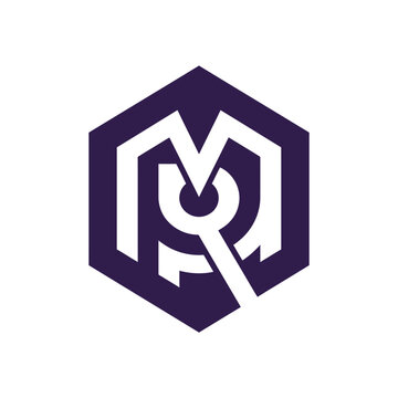 Hexagonal MQ monogram with integrated wrench icon.