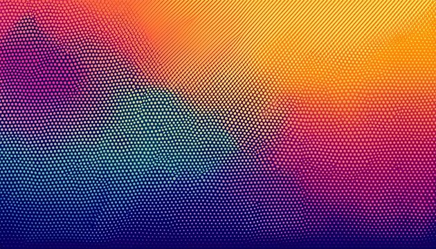 abstract colorful halftone dotted gradient background vibrant pop art style textured backdrop for banners presentations collages