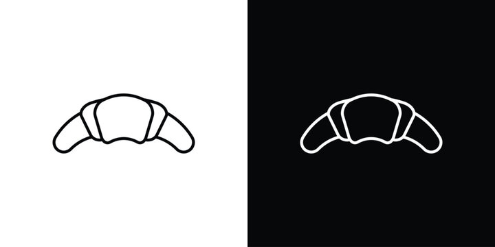 Croissant icon concept vector. EPS10