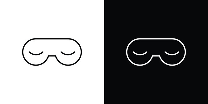 Eye mask icon concept vector. EPS10
