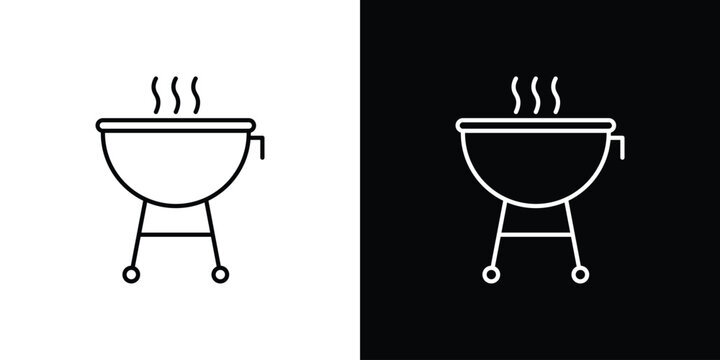 Grill icon concept vector. EPS10