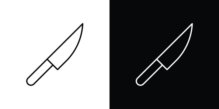 Kitchen knife icon concept vector. EPS10