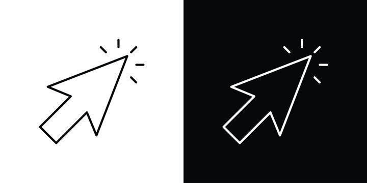 Mouse pointer icon concept vector. EPS10