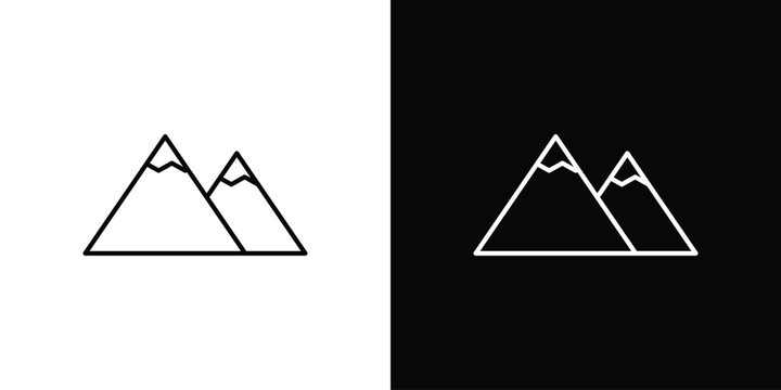 Mountain icon concept vector. EPS10