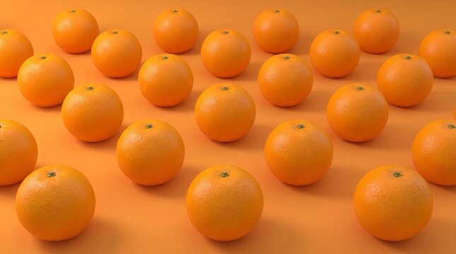 KMT011【果物】オレンジ　斜め配列　デザイン用