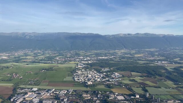 Taking off from Milan Linate airport