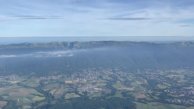 Taking off from Milan Linate airport