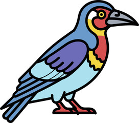Fototapeta premium bird on a branch