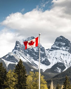 Canadian Flag Waving