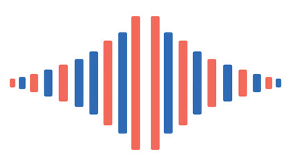 Sound Wave Graphic Equalizer Pattern. © Vast