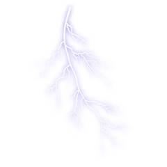 Obraz premium Sky flash silhouette Bright blue luminous, with mystical mood.