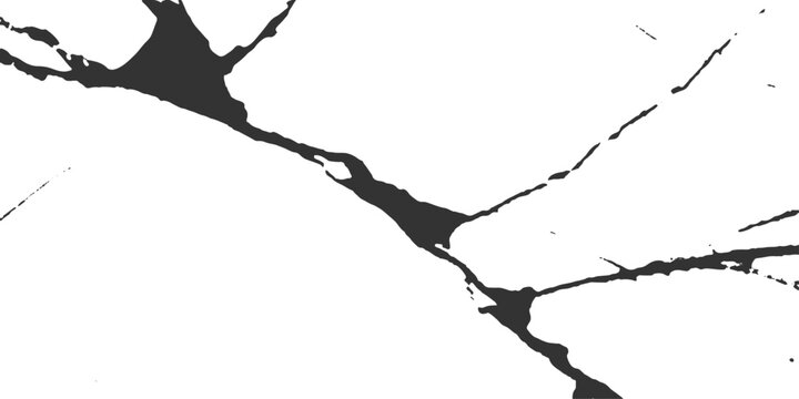 Cracked wall with hole revealing cherry blossom tree branches against white sky and nature background