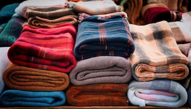 blankets at market