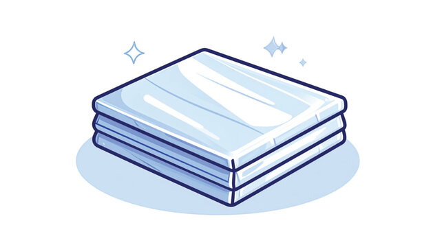 Clean Stack of New Mattress.
