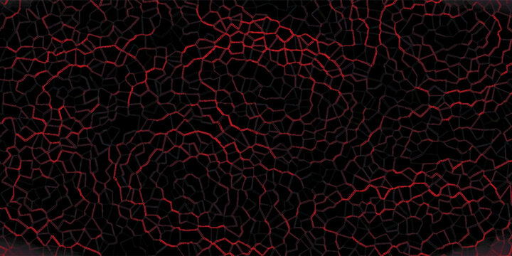 Dark abstract digital texture featuring faint, intricate swirling lines. Weave fluidly mysterious, earthy, and somewhat cosmic feel, resembling underground tendrils or neural networks.