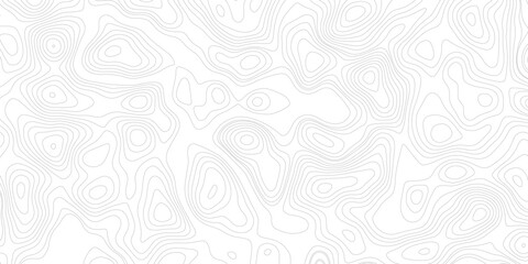Topographic map background geographic line map with elevation assignments. Modern design with White background with topographic wavy pattern design.paper texture Imitation of a geographical map shades © Sajjad