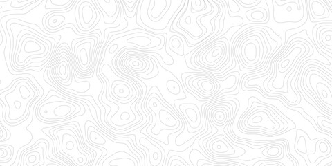 Topographic map background geographic line map with elevation assignments. Modern design with White background with topographic wavy pattern design.paper texture Imitation of a geographical map shades © Sajjad