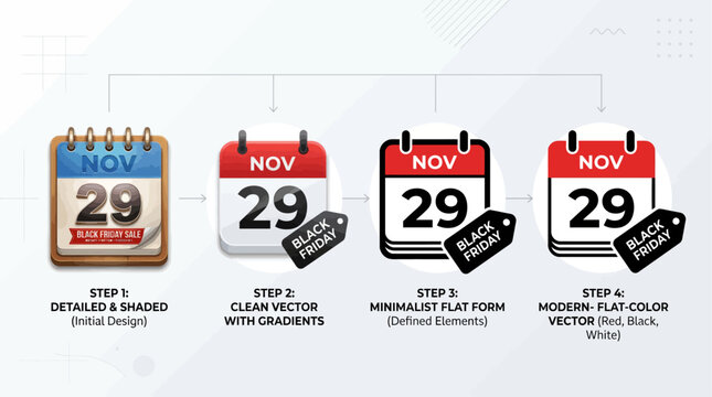  a calendar icon set to November 29th, typically representing Black Friday.