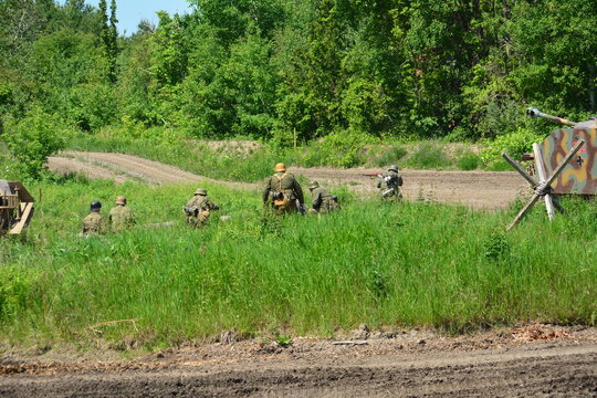 military demonstration of Aquino event in Oshawa, ON, Canada