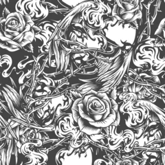 Roses thorns design © DGIM studio
