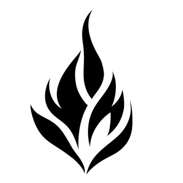 set of fire flames