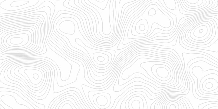 White wire paper topography map stripe spiral line location discovery. vector topo map design background. topographic world grid wave topography map geographic line texture.