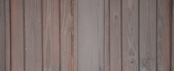 Obraz premium Brown Wood Grain Vertical Planks Texture - Natural Rustic Subtle Aged Surface for Copy Space - Soft Focus