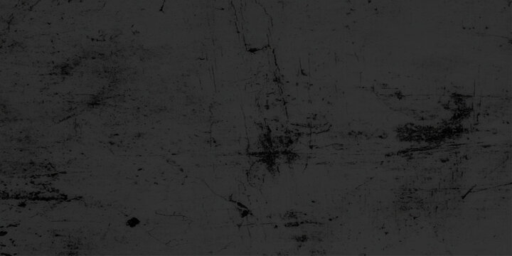 Dark grunge textured background with scratches and scuffs for design and layout, black old wall cracked concrete background or black vintage seamless old concrete floor grunge background.	
