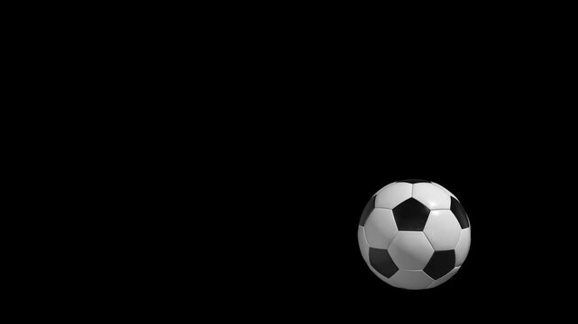 Football Ball Isolated On Transparent Background