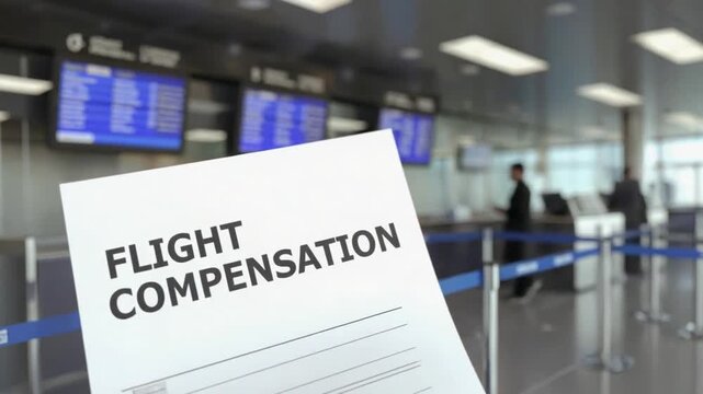 Flight compensation document.