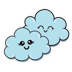 Fototapeta premium cloud and rain