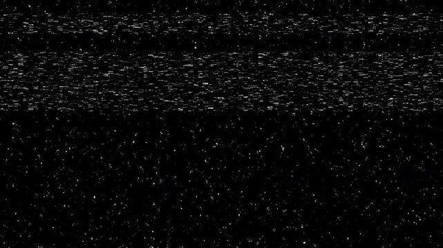 Analog vhs static noise overlay with signal interference distortion. Noise filter overlay for tv damage. 