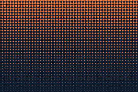 Blue and white halftone dot pattern, abstract background, texture dots