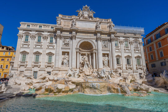 Trevi Fountain - Fountain Piazza di Trevi, Rome, Italy