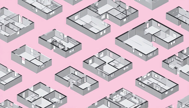 Collection of house floor plan designs.