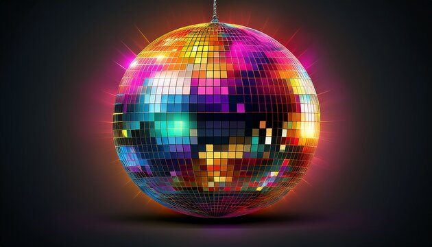 disco ball no background