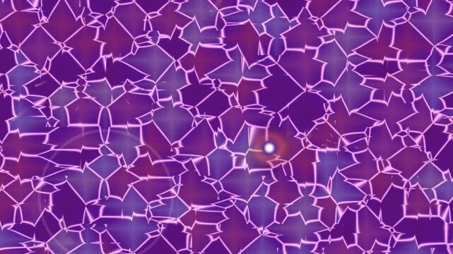 Purple cracked glass effect background