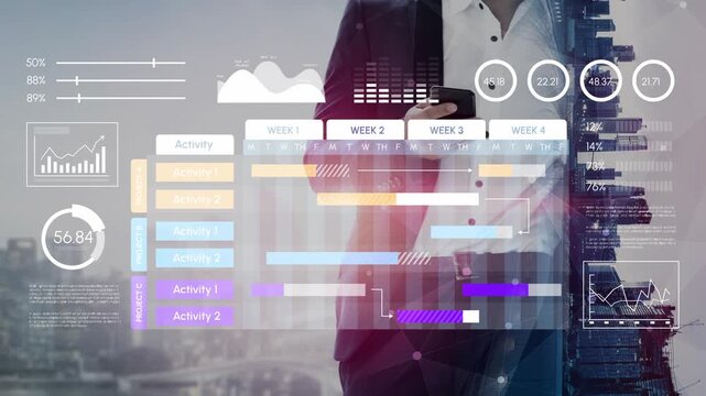 Data Visualization Analytics with Graphs and Charts Depicting Business Activity Over Four Weeks in a Modern Urban Environment. Entropy.