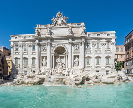 Trevi Fountain - Fountain Piazza di Trevi, Rome, Italy