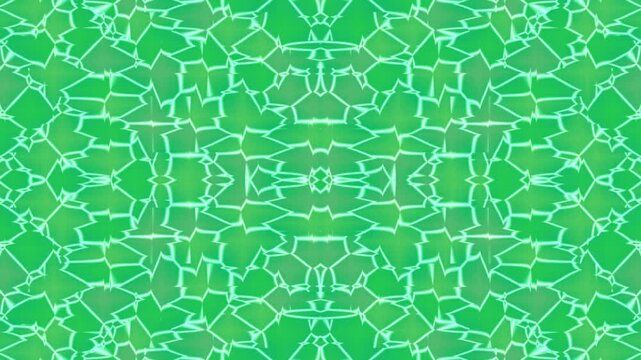 green mosaic pattern, cracked texture