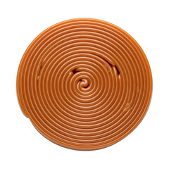 Fototapeta premium Isolated wooden circular pattern with concentric rings