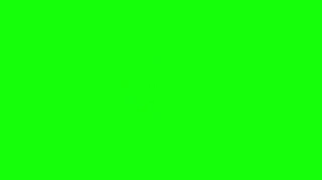 Cancel icon on green background with octagon shape